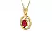 Ashtadhatu Ruby Pendant Limited Quality (P2)