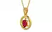 Gold Ruby Pendant Limited Quality (P2)