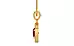 Gold Ruby Pendant Rare Quality (P2)