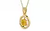 Ashtadhatu Thailand Yellow Sapphire Pendant Fine Quality (P2)