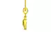 Panchdhatu Thailand Yellow Sapphire Pendant Prime Quality (P2)