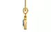 Gold Ceylon Blue Sapphire Pendant Prime Quality (P2)