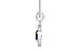 Sterling Silver Ceylon Blue Sapphire Pendant Rare Quality (P2)