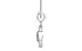 Sterling Silver Ceylon White Sapphire Pendant Prime Quality (P2)