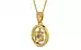 Gold Ceylon Yellow Sapphire Pendant Fine Quality (P2)