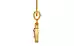 Gold Ceylon Yellow Sapphire Pendant Fine Quality (P2)