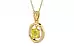 Ashtadhatu Ceylon Yellow Sapphire Pendant Limited Quality (P2)