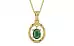 Ashtadhatu Emerald Pendant Fine Quality (P2)