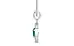 Sterling Silver Emerald Pendant Limited Quality (P2)