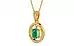 Gold Emerald Pendant Limited Quality (P2)