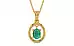 Gold Emerald Pendant Limited Quality (P2)