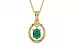 Ashtadhatu Emerald Pendant Rare Quality (P2)