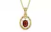 Ashtadhatu Hessonite Garnet Pendant Limited Quality (P2)