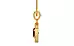 Gold Hessonite Garnet Pendant Limited Quality (P2)