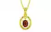 Panchdhatu Hessonite Garnet Pendant Limited Quality (P2)