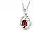 Sterling Silver Hessonite Garnet Pendant Rare Quality (P2)