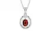 Sterling Silver Hessonite Garnet Pendant Rare Quality (P2)