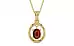 Ashtadhatu Hessonite Garnet Pendant Rare Quality (P2)