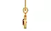 Gold Hessonite Garnet Pendant Rare Quality (P2)