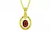 Panchdhatu Hessonite Garnet Pendant Rare Quality (P2)