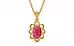 Gold Ruby Pendant Fine Quality (P3)