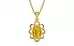   Ashtadhatu Thailand Yellow Sapphire Pendant Fine Quality (P3)