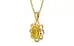  Ashtadhatu Thailand Yellow Sapphire Pendant Fine Quality (P3)