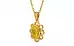 Gold Thailand Yellow Sapphire Pendant Fine Quality (P3)