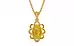 Gold Thailand Yellow Sapphire Pendant Fine Quality (P3)