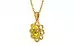 Gold Thailand Yellow Sapphire Pendant Limited Quality (P3)