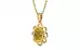 Ashtadhatu Thailand Yellow Sapphire Pendant Prime Quality (P3)