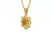 Gold Thailand Yellow Sapphire Pendant Prime Prime Quality (P3)