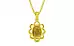 Panchdhatu Thailand Yellow Sapphire Pendant Prime Quality (P3)
