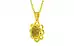 Panchdhatu Thailand Yellow Sapphire Pendant Prime Quality (P3)