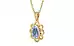 Ashtadhatu Ceylon Blue Sapphire Pendant Fine Quality (P3)