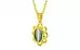 Panchdhatu Cat's Eye Pendant Fine Quality (P3)