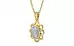Ashtadhatu Ceylon White Sapphire Pendant Fine Quality (P3)