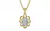 Ashtadhatu Ceylon White Sapphire Pendant Fine Quality (P3)