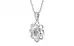 Sterling Silver Ceylon White Sapphire Pendant Limited Quality (P3)
