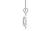 Sterling Silver Ceylon White Sapphire Pendant Limited Quality (P3)