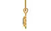 Gold Ceylon White Sapphire Pendant Rare Quality (P3)