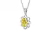 Sterling Silver Ceylon Yellow Sapphire Pendant Limited Quality (P3)