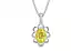 Sterling Silver Ceylon Yellow Sapphire Pendant Limited Quality (P3)