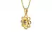 Ashtadhatu Ceylon Yellow Sapphire Pendant Prime Quality (P3)