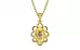 Ashtadhatu Ceylon Yellow Sapphire Pendant Prime Quality (P3)