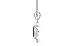 Sterling Silver Emerald Pendant Fine Quality (P3)