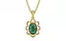 Ashtadhatu Emerald Pendant Fine Quality (P3)