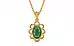 Gold Emerald Pendant Fine Quality (P3)