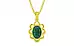 Panchdhatu Emerald Pendant Prime Quality (P3)
