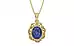 Ashtadhatu Thailand Blue Sapphire Pendant Fine Quality (P5)